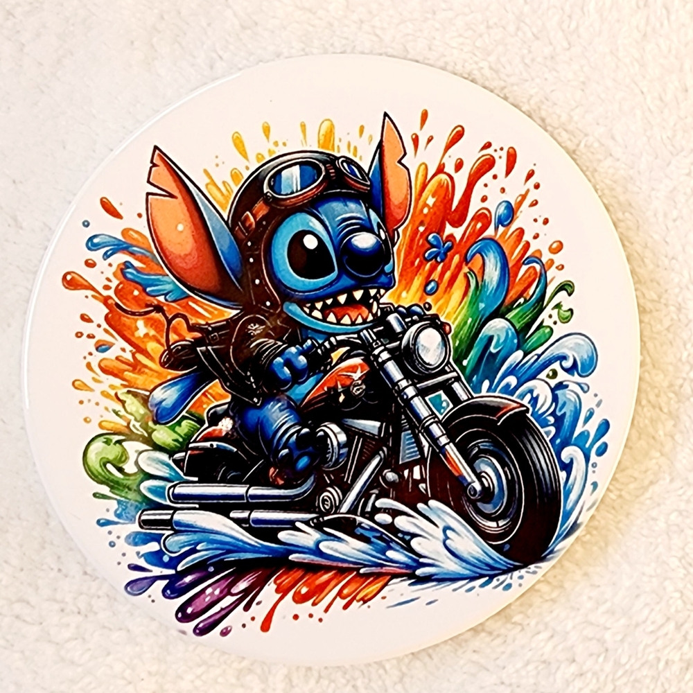 Colorful Cartoon Character Coasters Set - Picture 3 of 5